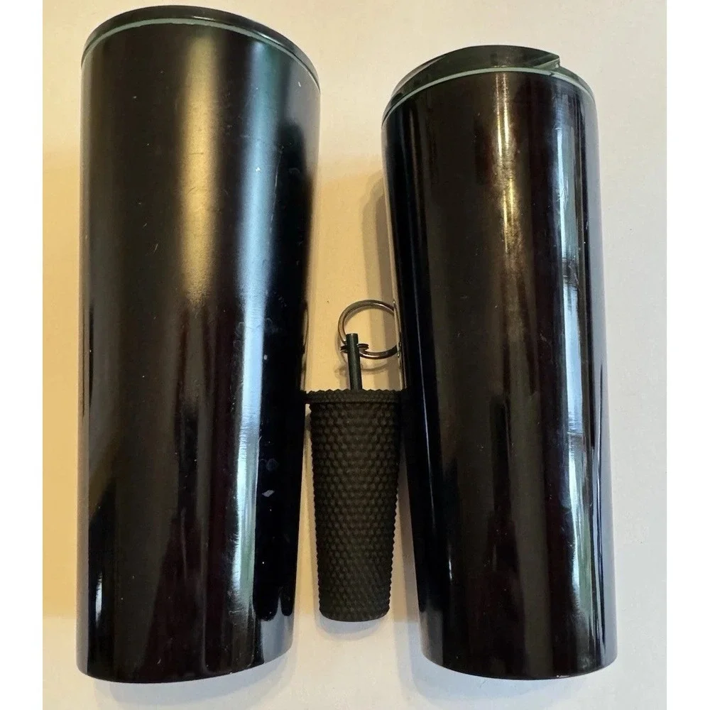 Starbucks Green Tumblers 16oz & 24oz‎ + Mini Keychain Cup Set – Collectible Lot